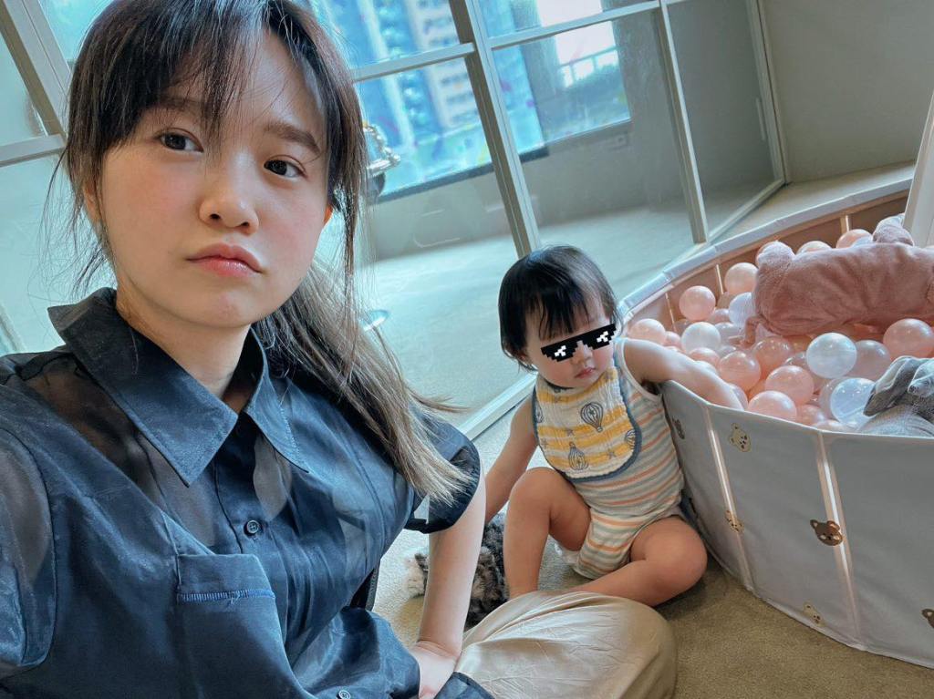 嚴正嵐與寶貝兒子