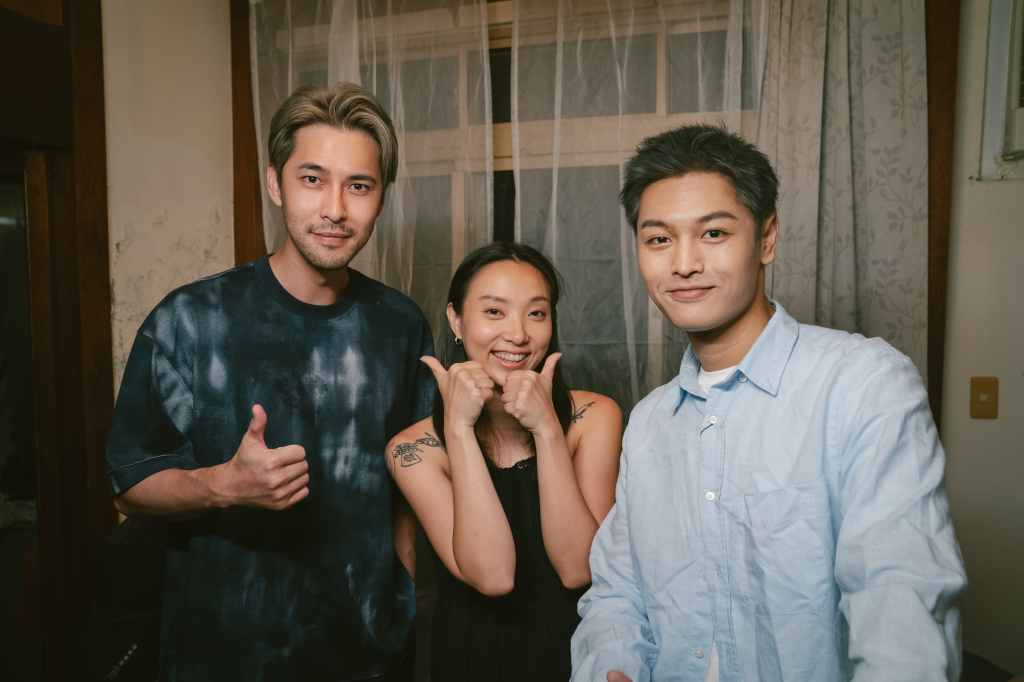 黃祝賢儒與李雪和林志橋合照