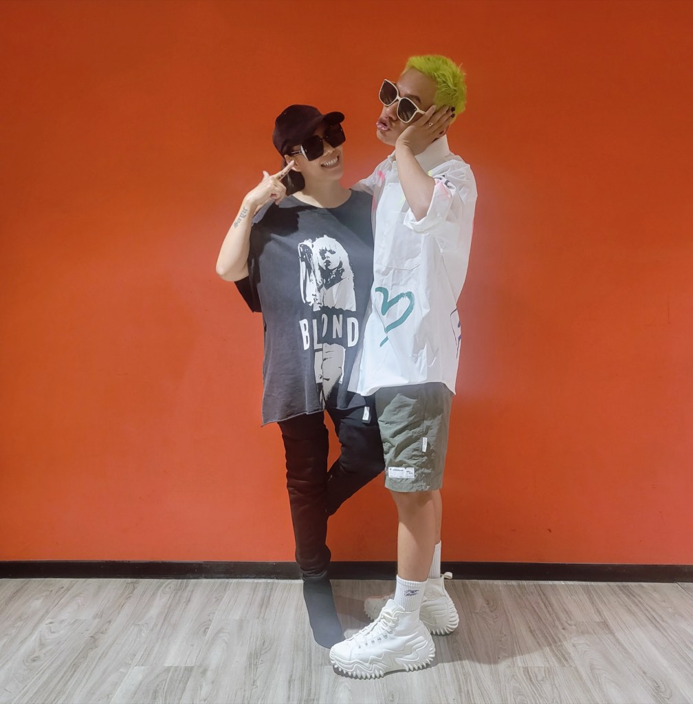 Ponay、Saya張惠春出席Lalai桃園原住民族音樂節 綵排合影