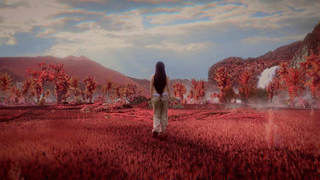 〈INFP〉MV以搶眼的紅色色調打造整體氛圍，其中主色「珊瑚紅」更是「INFP」人格的代表色