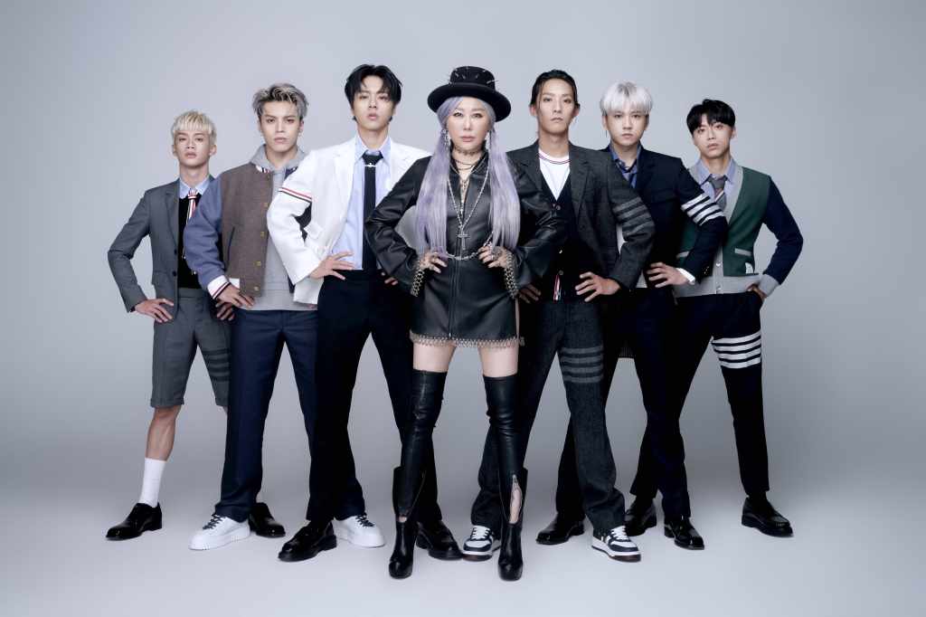 左至右：子翔、哲言、佳辰、藍心湄、煥鈞、祖安、文廷