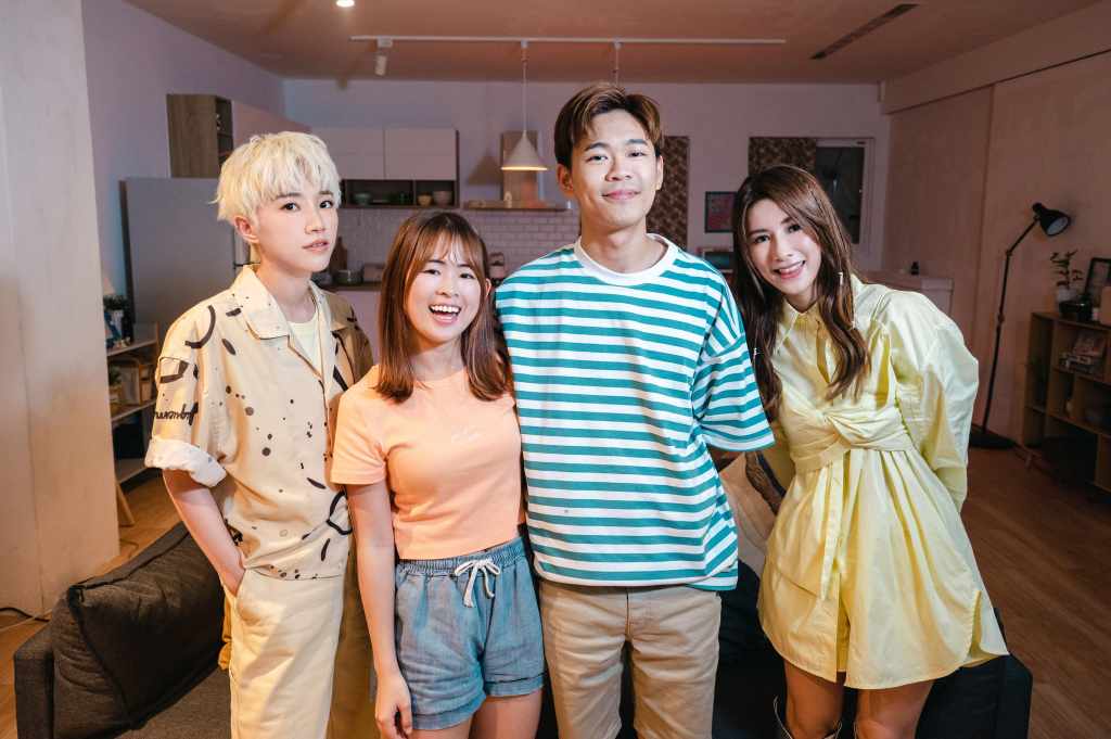 左至右：惟晨、soya、超強、以悠