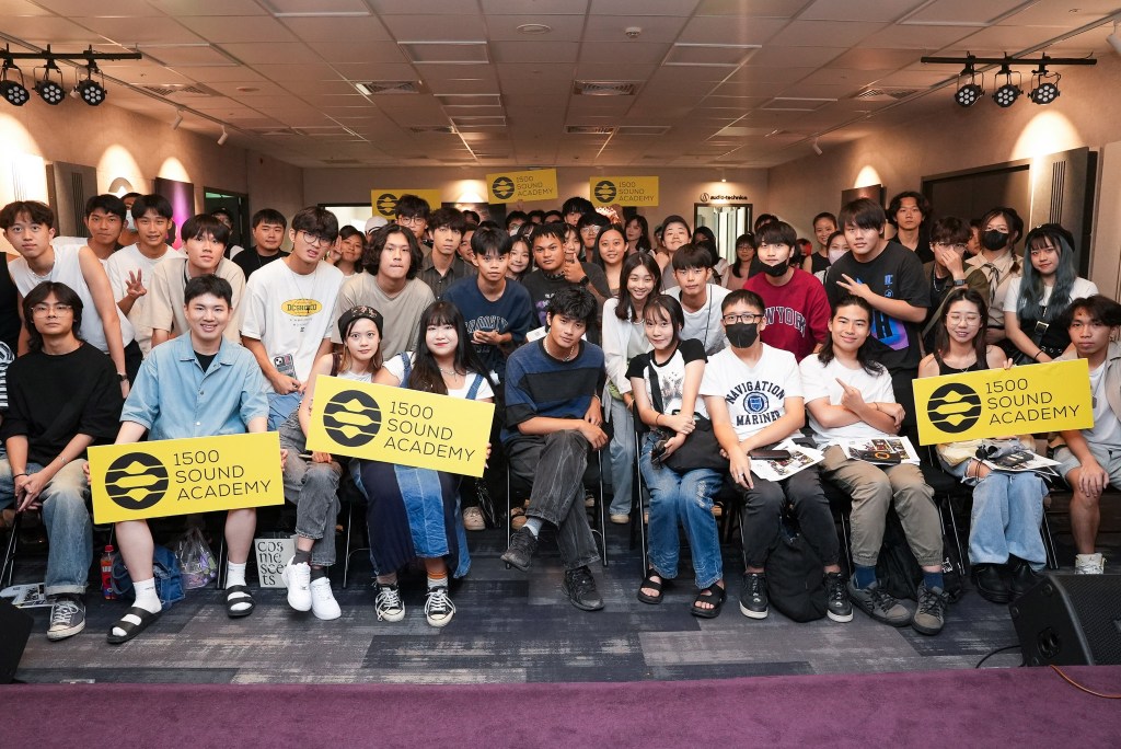 李浩瑋受邀「1500聲量音創學院」主講九月份大師講座 (照片提供:1500聲量音創學院)