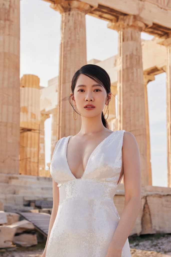 曾之喬赴希臘邊工作邊享受 (照片提供:華研國際)