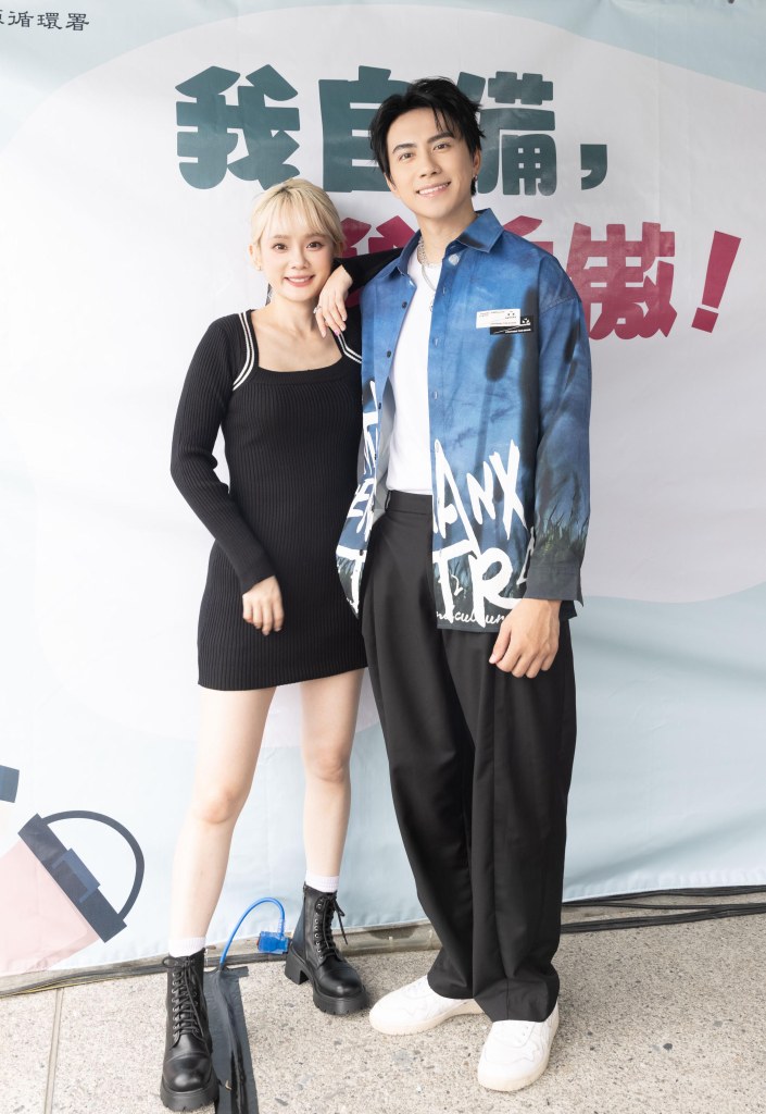 潘君侖、洗菜「自備好杯旅遊趣」源頭減量記者會 (照片提供:環境部資源循環署)
