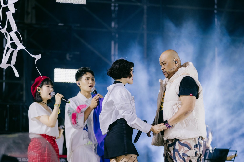 把劇場感人橋段搬到音樂祭現場，也感動全場聽眾 (火球祭提供-攝影：瀚動影像有限公司)