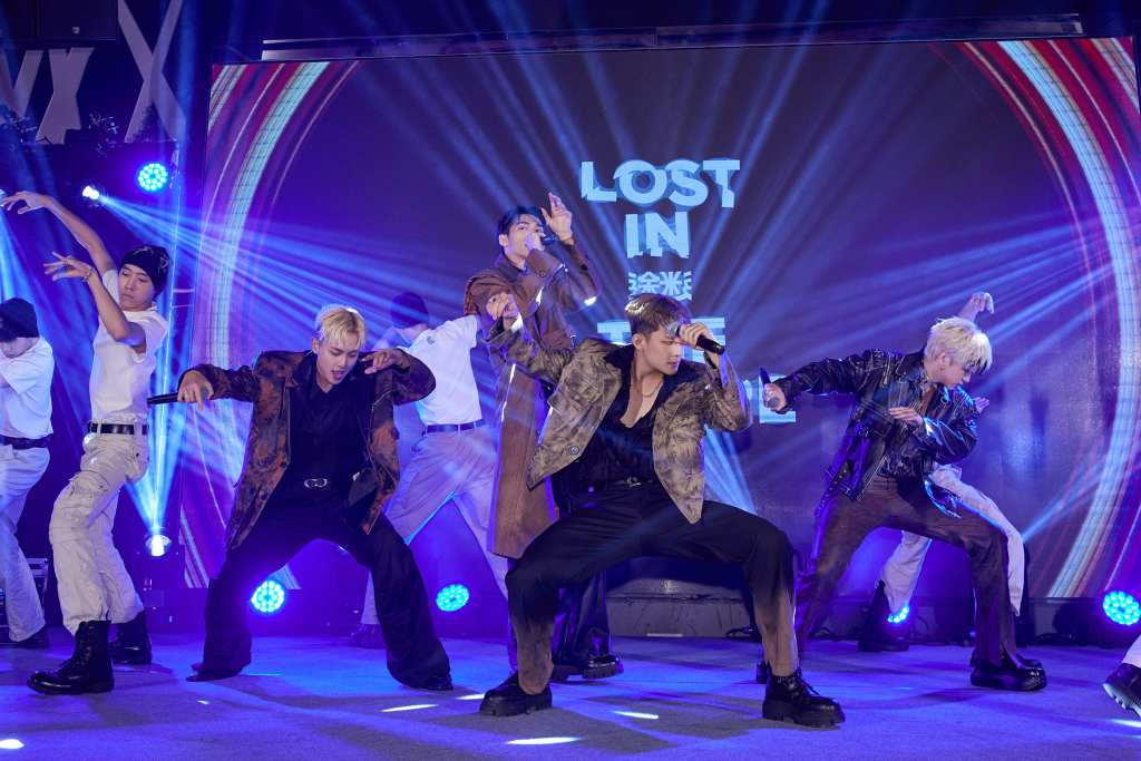 高有翔(左到右)、蔡承佑、高胥崴、吳昱廷