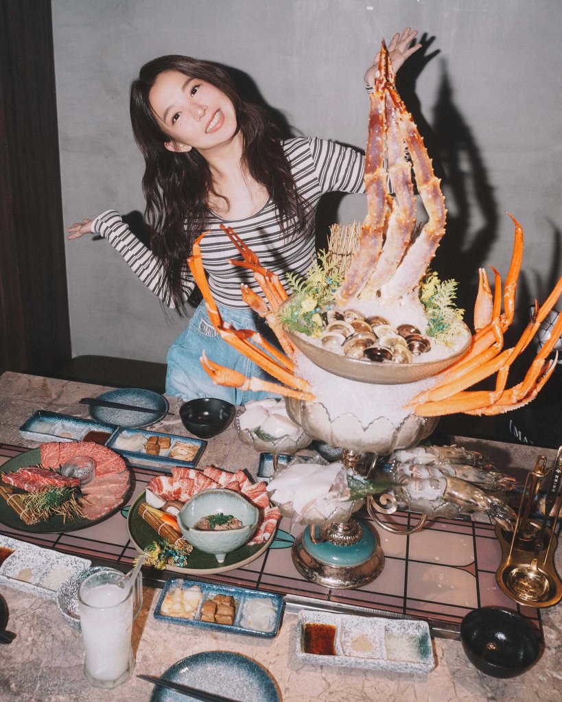 郭書瑤先在台中設宴犒賞團隊 (照片提供:星星相藝)