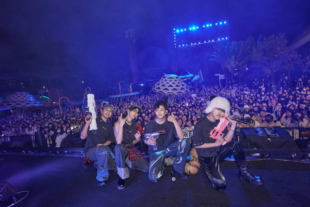 U:NUS成軍週年台北兒童新樂園開唱 (照片提供:滾石唱片)