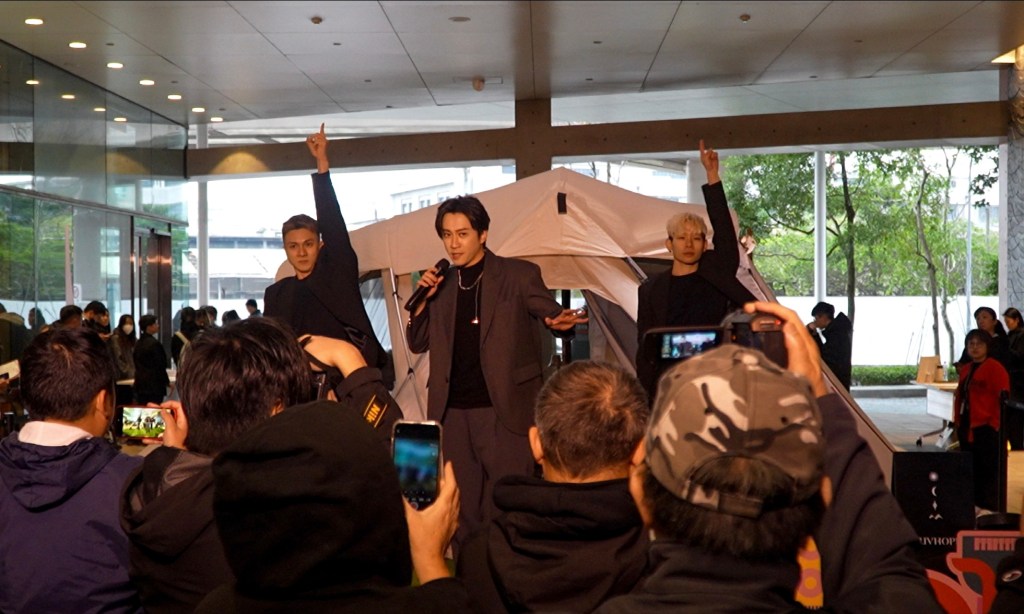 陳漢典以跳唱歌手身份炒熱全場氣氛 (照片提供:杰思國際娛樂)