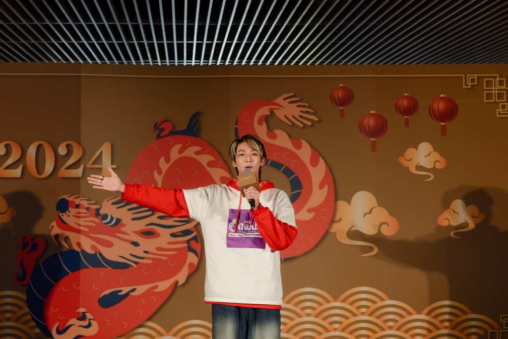 Ozone林煥鈞，出席凱渥集團龍RUN新春路跑開工活動