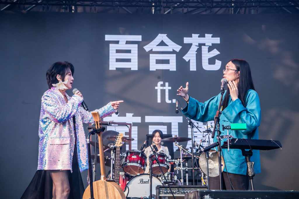 第15屆大港開唱 百合花 ft.苗可麗 (照片提供:出日音樂)