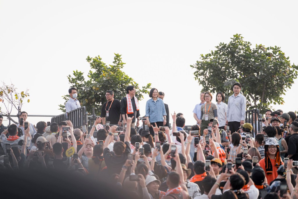 總統蔡英文、高雄市陳其邁蒞臨第15屆大港開唱 (照片提供:出日音樂)