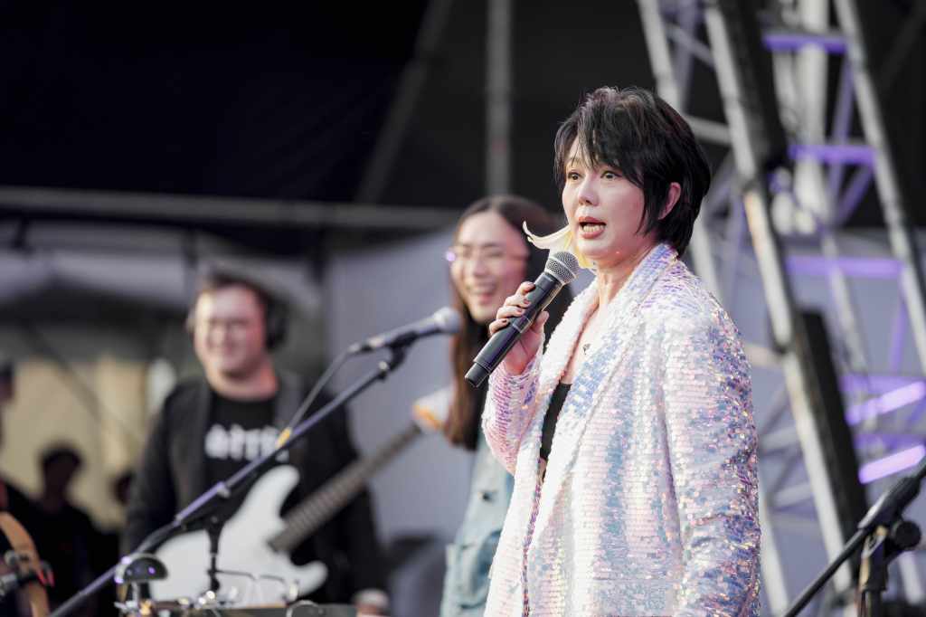 第15屆大港開唱 百合花 ft.苗可麗 (照片提供:出日音樂)