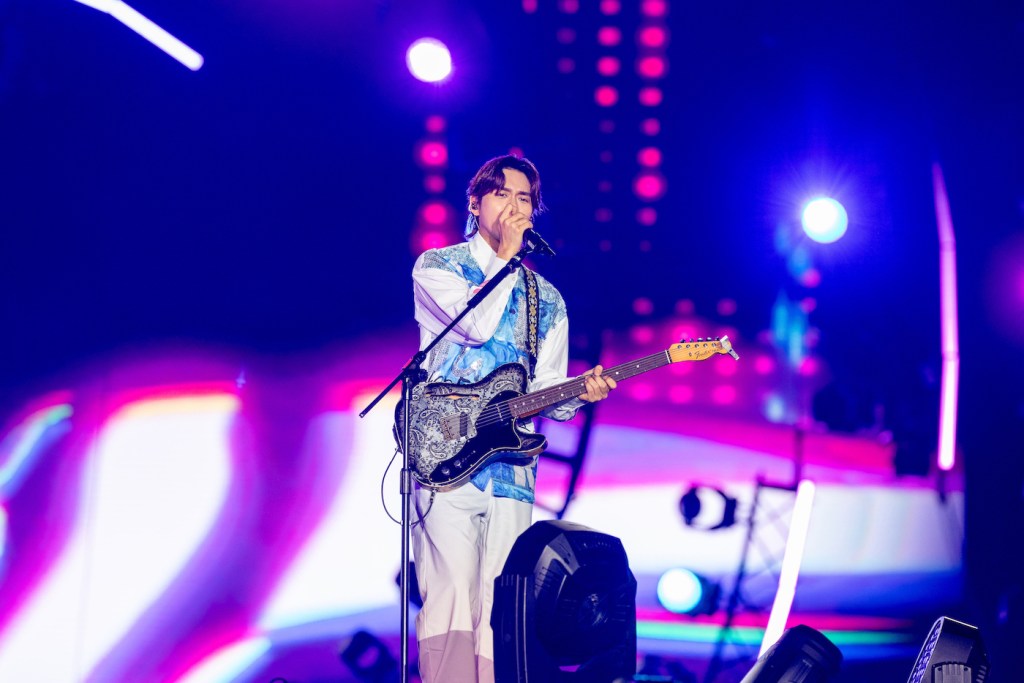 雲安嗨喊「在宜蘭開演唱會真的很開心，有2萬個哈瓜在這裡」