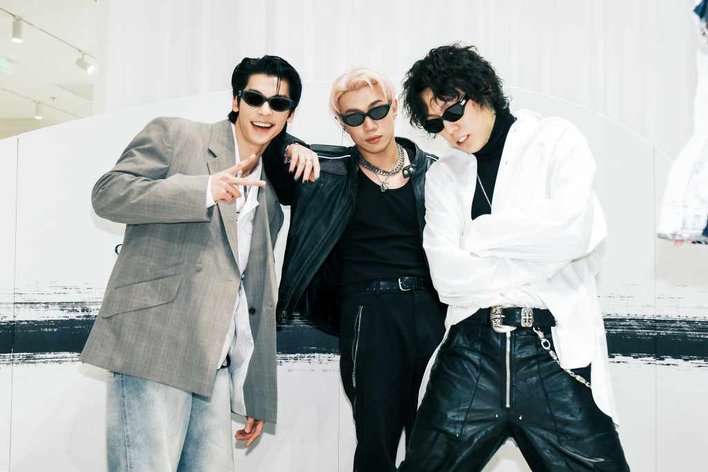 左起許光漢、ØZI、PSY.P