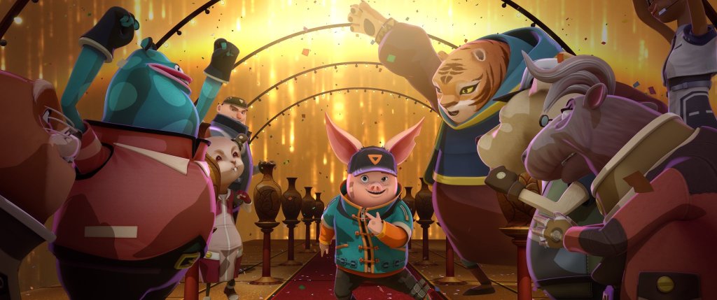 台灣動畫電影新巔峰《八戒》決戰未來中男主角八戒有歌舞精采畫面