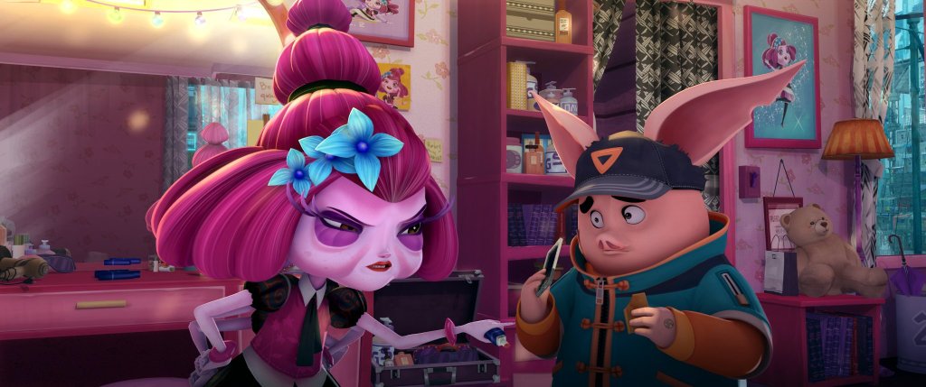 許光漢配音的八戒與魏如萱配音的蜘蛛精有多場對手戲