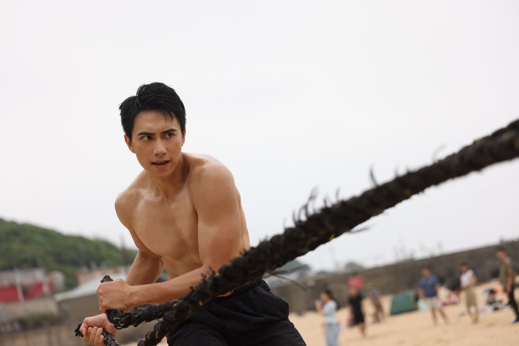 潘君侖受邀登大巨蛋演出 進行超強度拳擊訓練 (照片提供:希望娛樂經紀)
