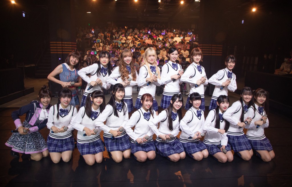 上排左起宮田留佳,吳騏卉,劉曉晴,翁彤薰,林亭莉,蔡伊柔,徐沛婠.下排左起蔡亞恩,陳昭霓