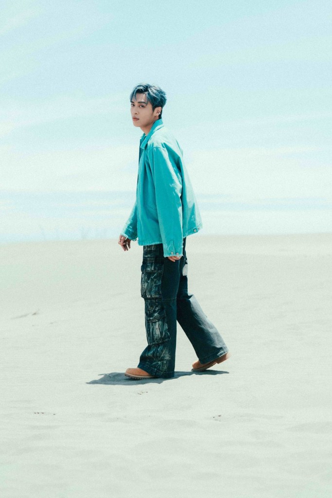 拍攝時的好天氣讓AP潘宇謙心情開朗不已