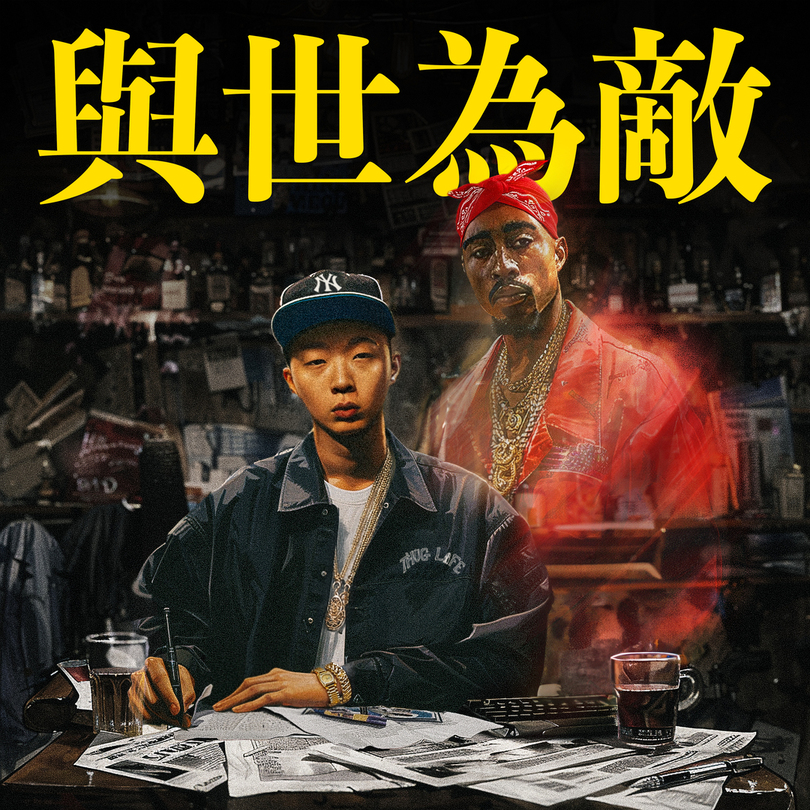 【SV】老莫致敬已逝饒舌傳奇2Pac 發行個人全新創作單曲〈與世為敵〉 打造強烈新西岸律動 並佐以talkbox增添經典風味