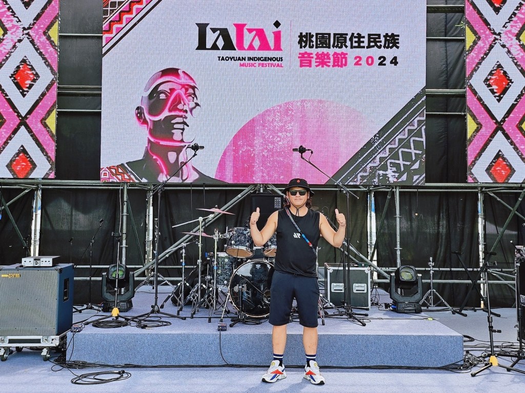 金曲歌手桑布伊彩排『2024 LALAI桃園原住民族音樂節』