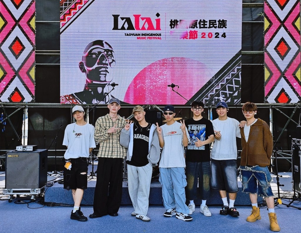 LCY呂植宇(左二)、VERA彩排『2024 LALAI桃園原住民族音樂節』