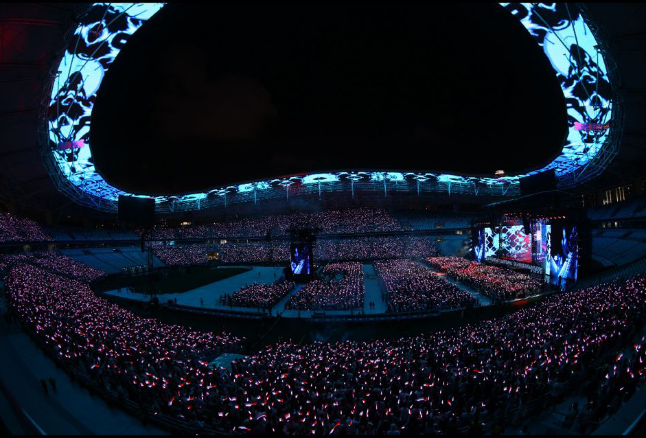 aMEI《ASMeiR》max演唱會上海站全景 (照片翻攝網路)