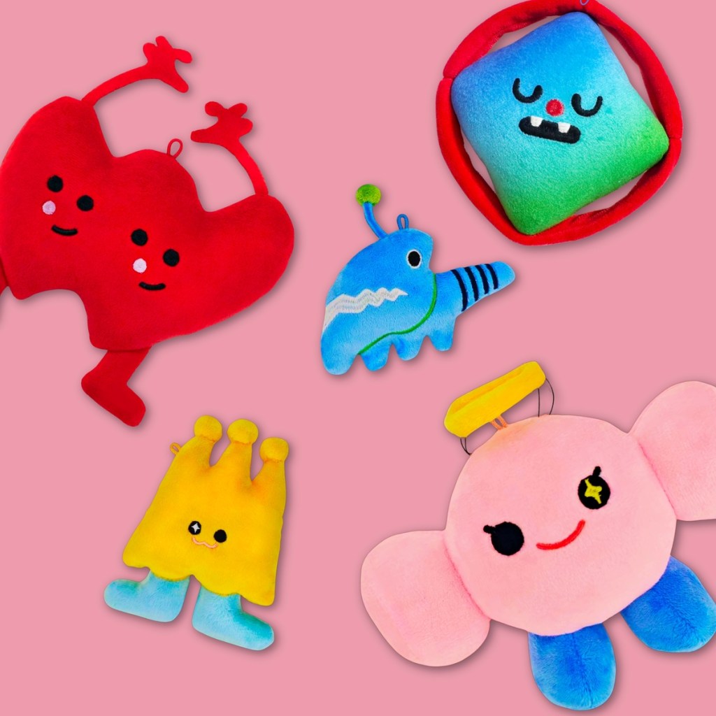 五隻一組的Sugar Monster小怪物絨毛娃娃