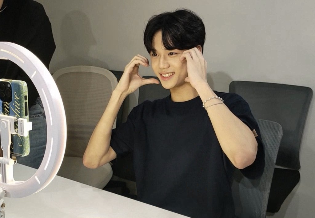 本次視訊活動的人氣王之一陳彥旭，視訊前做足功課