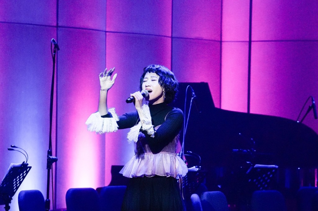 艾怡良帶上同為校友的Lulu回母校臺藝大演出 (照片提供:國立臺灣藝術大學)