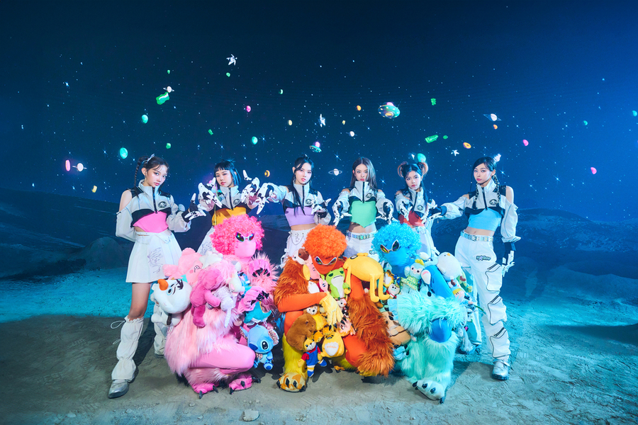 〈心悸寶貝 BIUBIU〉宣傳照（左起：栩栩、品妡、Vikky、粼粼、丞妘、熙妍）