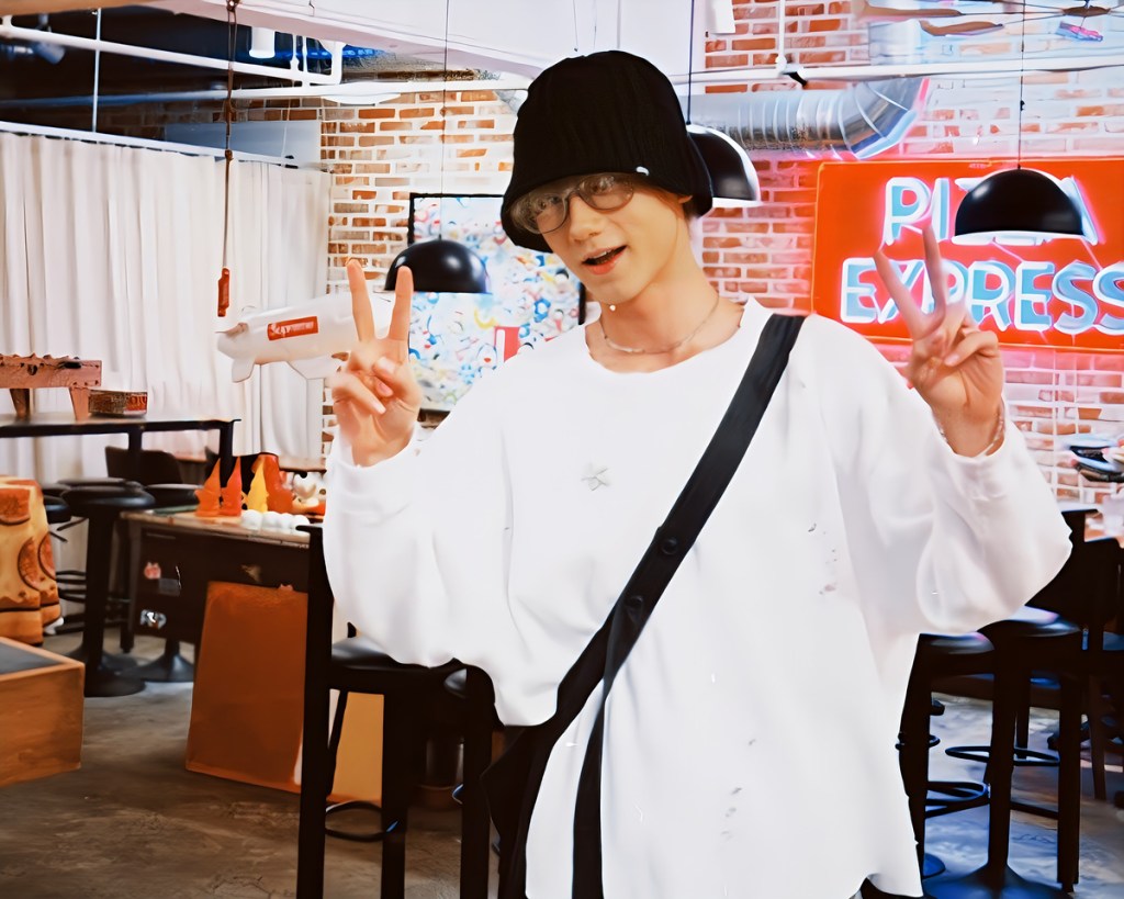 圖片為翟浚安的哥哥掌鏡拍攝，翟浚安他的家人特地飛往韓國，在第一次公演後的假期中陪伴他。（照片提供：凱渥集團種子音樂）