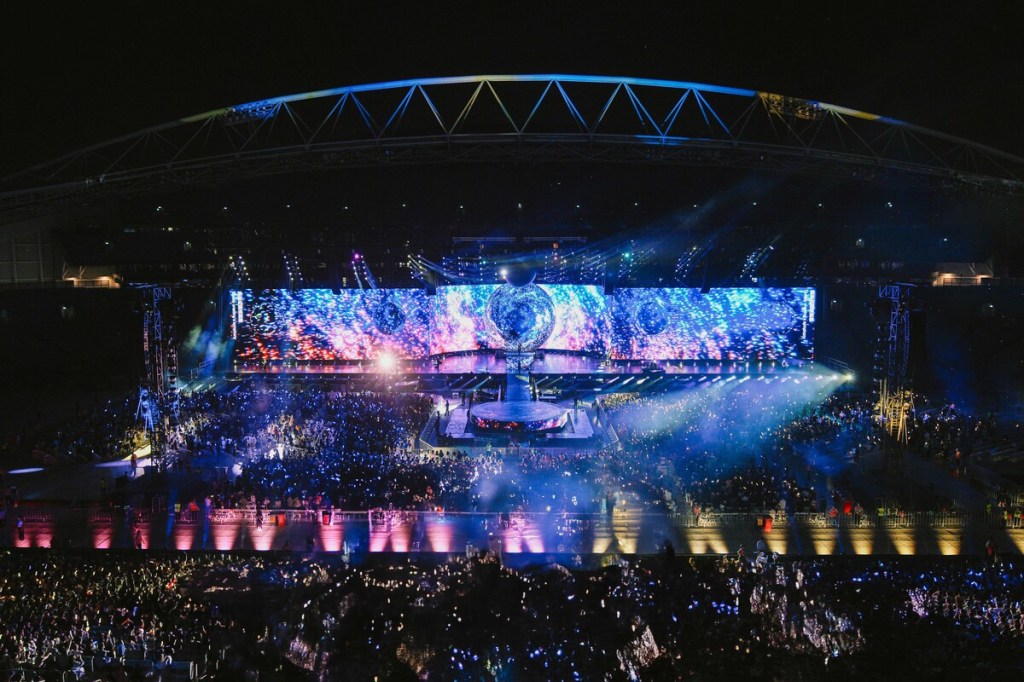 五月天舞台之壯闊連Accor Stadium都將拍攝影片紀錄