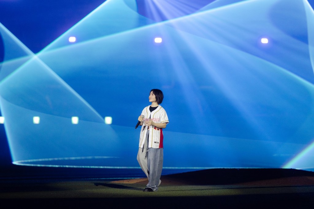 梁文音受邀登大巨蛋為味全龍首戰獻唱 (照片提供:味全龍球團)