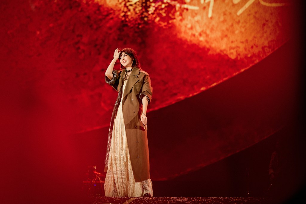 日前在上海開唱的孫燕姿 宣布將首次唱進高雄巨蛋 (照片提供:Make Music)