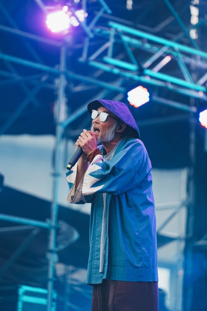 嘻哈天團「三角度」MC仁 演出照（SPACEPORT提供）