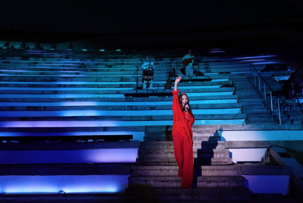 高雄作為田調唯一都市場，粉絲盼了近3年，終於等到田馥甄回到港都開演唱會，大批樂迷們超興奮