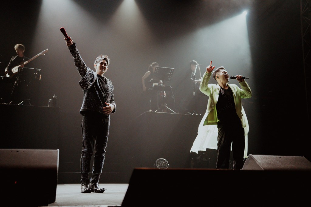 林志穎與李玖哲馬來西亞合體開唱 (照片提供:爵士娛樂)