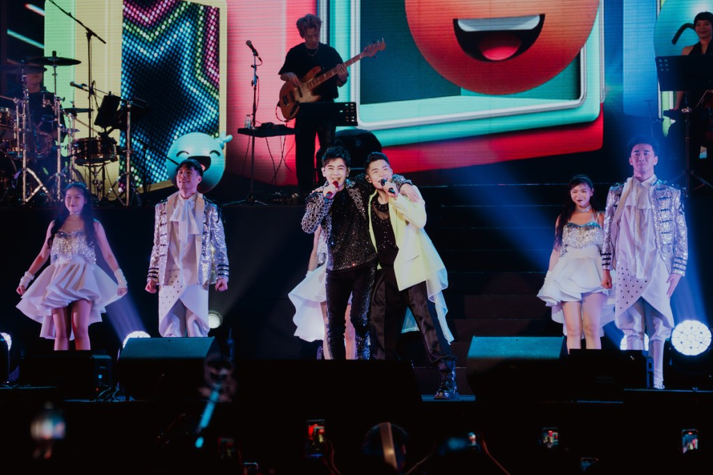 林志穎與李玖哲馬來西亞合體開唱 (照片提供:爵士娛樂)