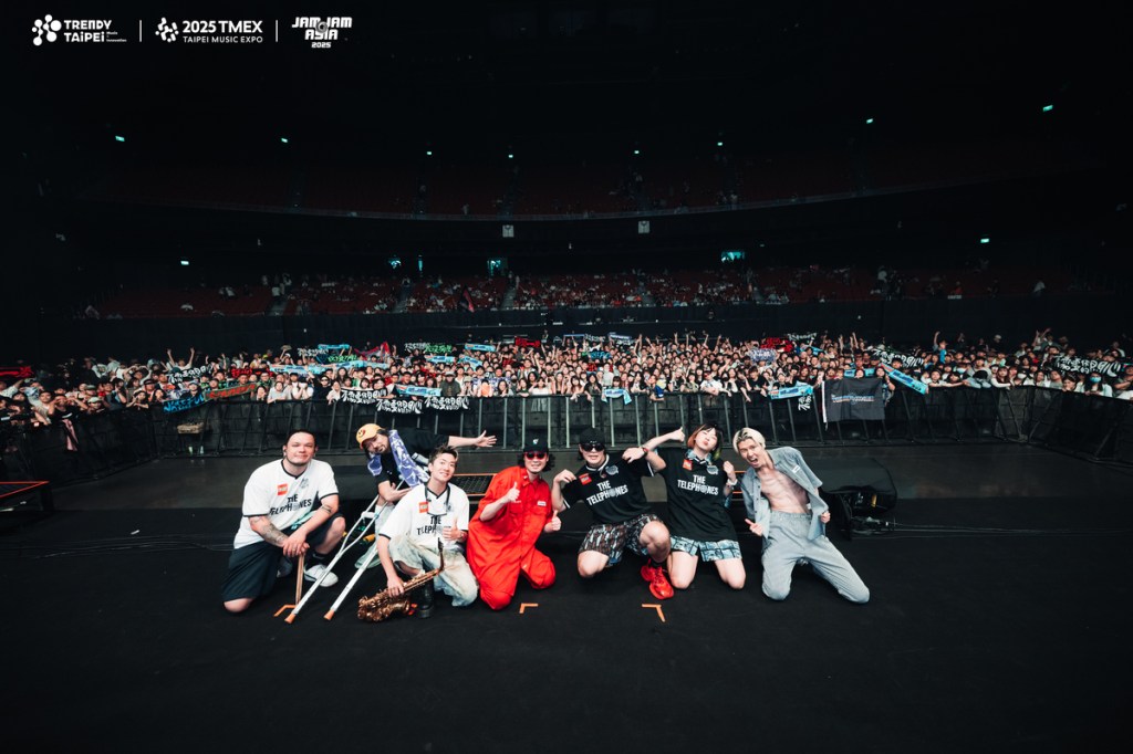 2025 JAM JAM ASIA 亞洲音樂節: 怕胖團 PAPUN BAND X the telephones (照片提供:臺北流行音樂中心)
