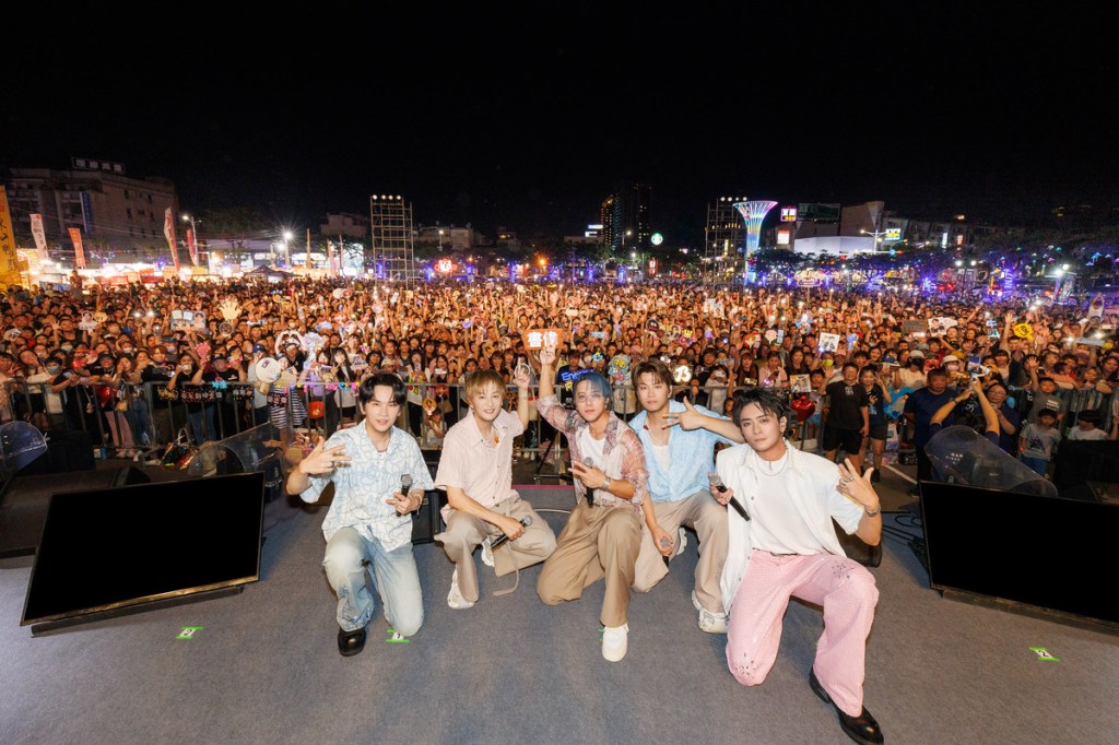 Energy吸引近萬名歌迷塞爆台南花園夜市