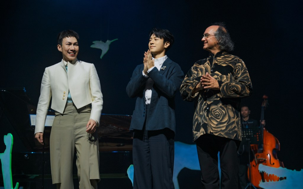 阿龔、嘉賓韋禮安、指揮兼薩克斯風 Bernd