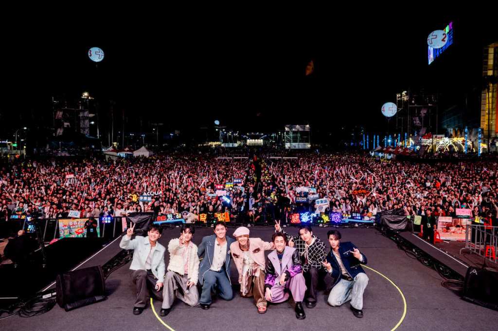 AcQUA源少年跨年雙城開唱　攜手陳漢典、鼓鼓驚喜合作掀高潮（照片：年代電視台提供）