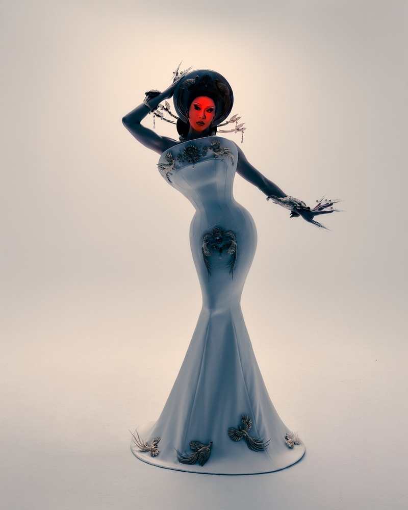 合體「蕉佛」妮妃雅張力十足！台灣首次音樂祭邀請變裝皇后登上萬人舞台(攝影師：周墨)