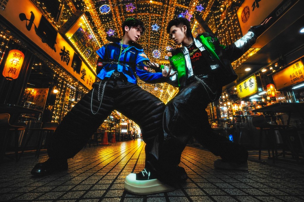 Bii 畢書盡與 GBOYSWAG 鼓鼓 呂思緯合作洗腦舞曲〈比就比就比〉(照片提供:索尼音樂)